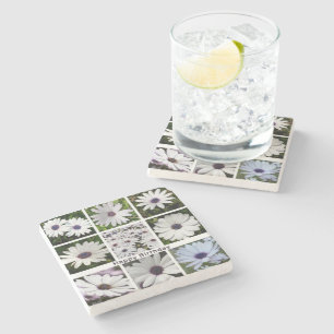 Dessous-de-verre En Pierre Joyeux Anniversaire Collage de Marguerite Blanche 