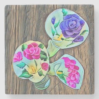 Dessous-de-verre En Pierre Joyeux Lilys