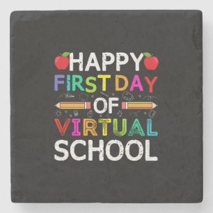 Dessous-de-verre En Pierre Joyeux Premier Jour Virtuel De L'École