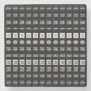 Dessous-de-verre En Pierre Jusqu'à 12 Logos différents ou images téléchargées