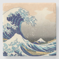KATSUSHIKA HOKUSAI - La grande vague outre de