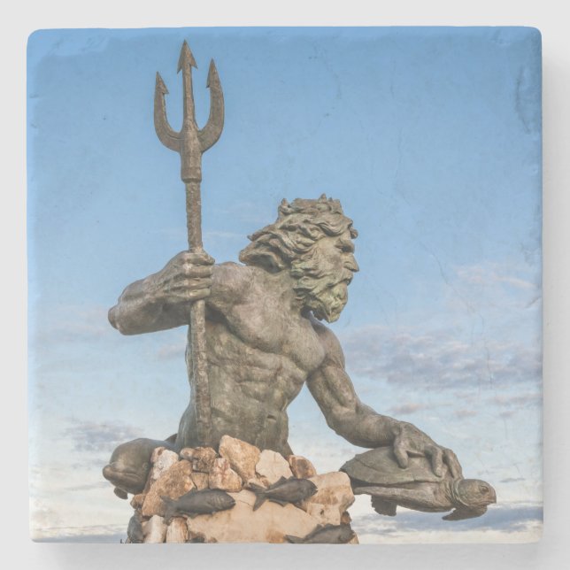 Dessous-de-verre En Pierre King Neptune (Devant)