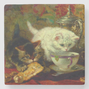Dessous-de-verre En Pierre Kittens Tea Party