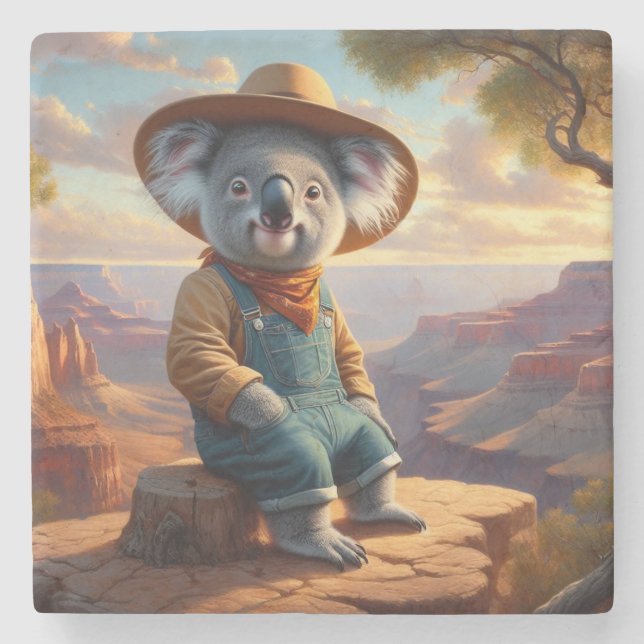 Dessous-de-verre En Pierre Koala Grand Canyon (Devant)