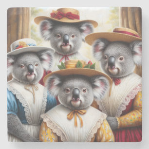 Dessous-de-verre En Pierre Koala Little Femmes