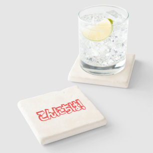 Dessous-de-verre En Pierre Konnichiwa ! Japonais Bonjour ! こ ん に ち は Nihongo