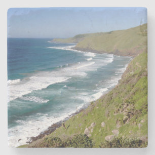 Dessous-de-verre En Pierre La baie de café Coastal Scenery