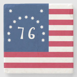 Dessous-de-verre En Pierre La bannière de Bennington : le drapeau de bataille