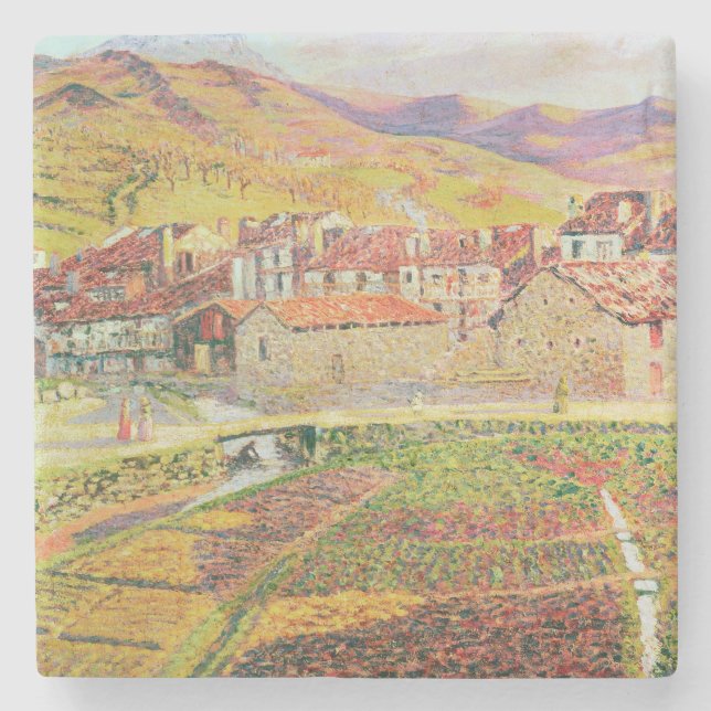 Dessous-de-verre En Pierre La campagne (Devant)