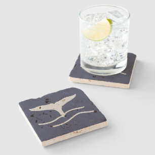 Dessous-de-verre En Pierre La Marine des cales et le Grey
