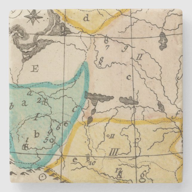 Dessous-de-verre En Pierre La Pologne 6 (Devant)