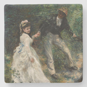 Dessous-de-verre En Pierre La Promenade Renoir Impressionnisme Peinture Art