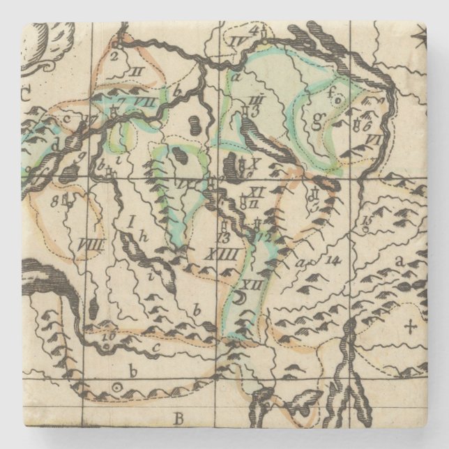 Dessous-de-verre En Pierre La Suisse 8 (Devant)