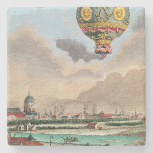 Dessous-de-verre En Pierre La terrasse de Monsieur Franklin chez Passy