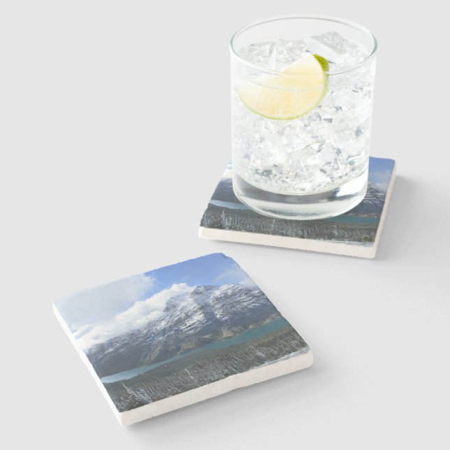 Dessous-de-verre En Pierre Lac Elizabeth 5 - Parc national des Glaciers (Côté)