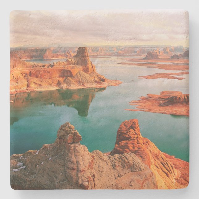 Dessous-de-verre En Pierre Lac Powell Arizona (Devant)