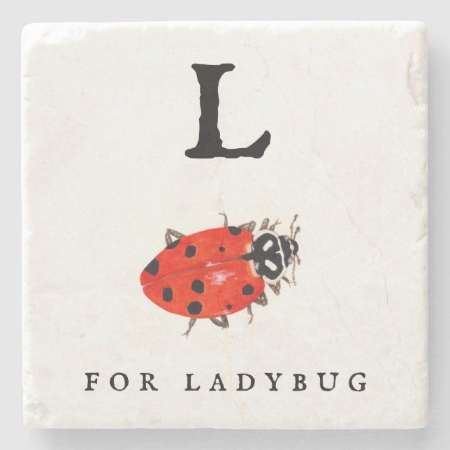 Dessous-de-verre En Pierre Ladybug (Devant)