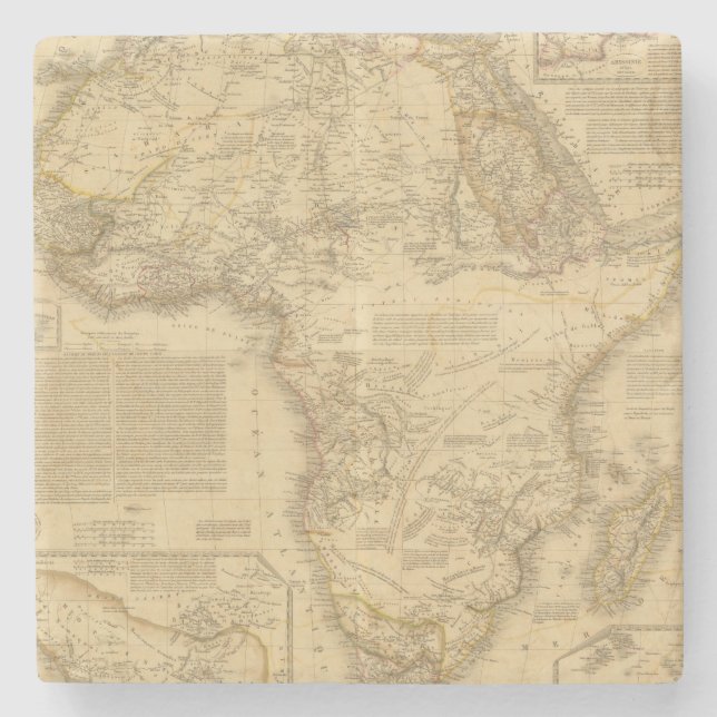 Dessous-de-verre En Pierre L'Afrique 5 (Devant)