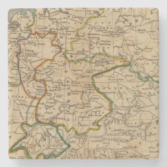 Dessous-de-verre En Pierre L'Allemagne 29 (Devant)