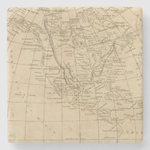 Dessous-de-verre En Pierre L'Amérique du Nord 15