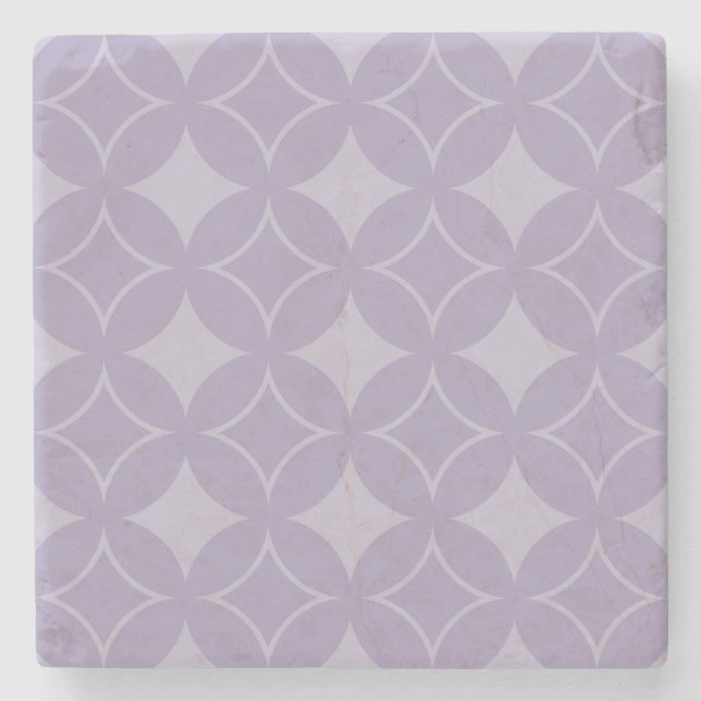 Dessous-de-verre En Pierre Lavender shippo motif (Devant)