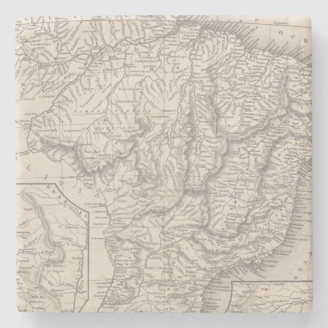 Dessous-de-verre En Pierre Le Brésil 2 (Devant)