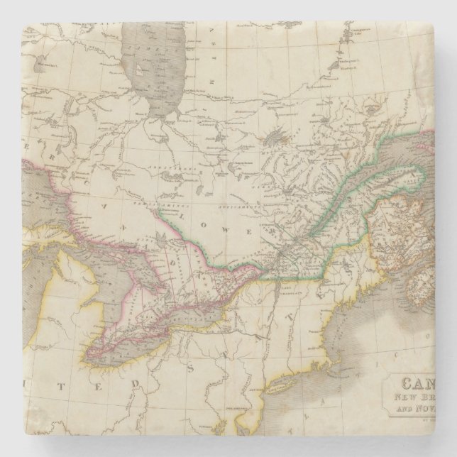 Dessous-de-verre En Pierre Le Canada 7 (Devant)