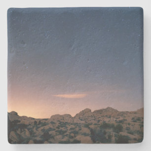 Dessous-de-verre En Pierre Le coucher du soleil sur le parc national Joshua T