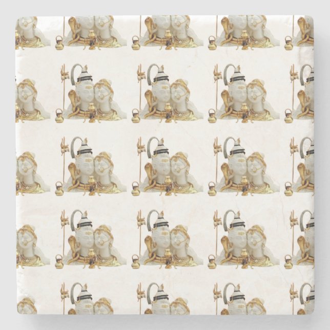 Dessous-de-verre En Pierre Le dieu indien Shiv Shakti (Devant)