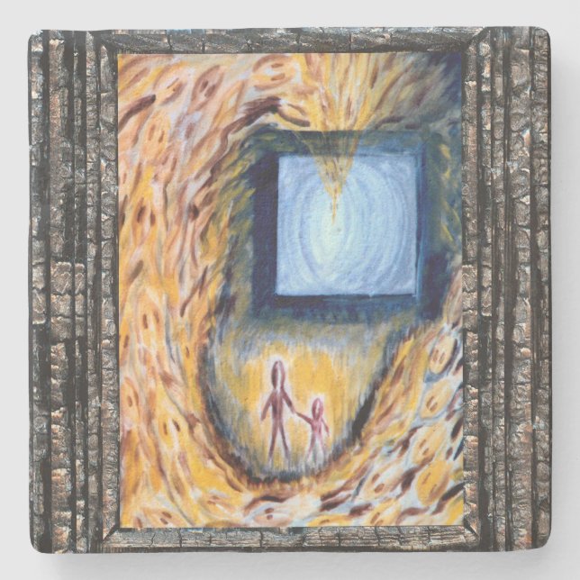 Dessous-de-verre En Pierre Le Gardien (Devant)