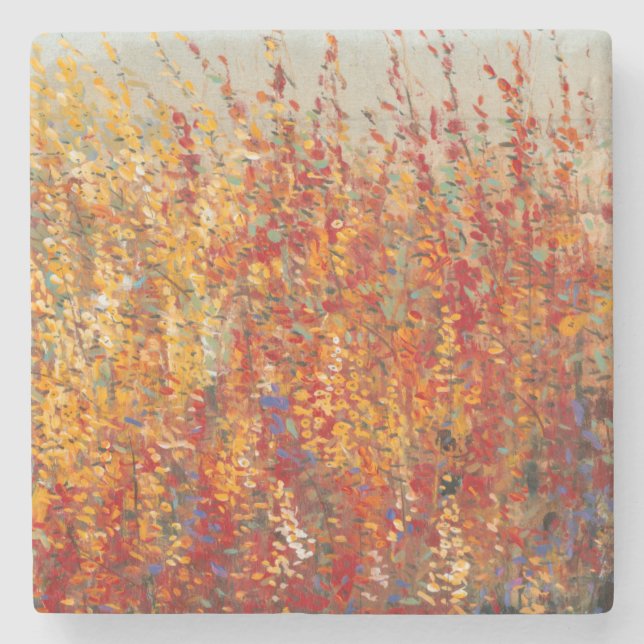 Dessous-de-verre En Pierre Le haut désert fleurit II (Devant)