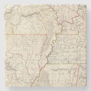 Dessous-de-verre En Pierre Le Missouri, défectuosité, KY, Tenn, aile du nez,