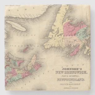 Dessous-de-verre En Pierre Le Nouveau Brunswick, la Nouvelle-Écosse,