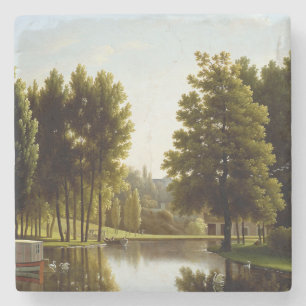 Dessous-de-verre En Pierre Le Parc de Mortefontaine (par Bidaud)