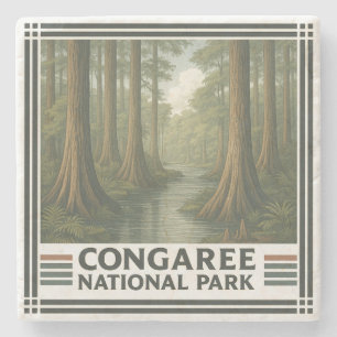 Dessous-de-verre En Pierre Le Parc national de Congaree