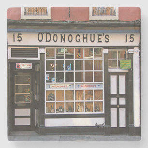Dessous-de-verre En Pierre Le Pub d'O'Donoghue, Dublin, caboteur irlandais