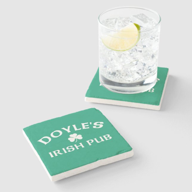 Dessous-de-verre En Pierre Le pub irlandais de Doyle (Côté)