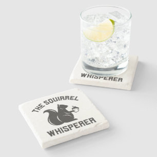 Dessous-de-verre En Pierre Le Whisperer d'écureuil   Écureuil