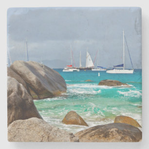 Dessous-de-verre En Pierre Les Bains, Virgin Gorda, îles Vierges britannique