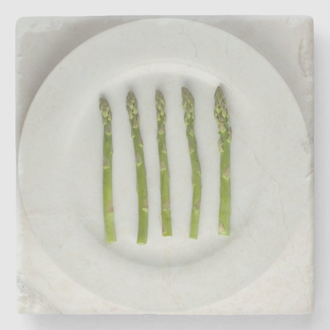 Dessous-de-verre En Pierre Les dessous de verre des boissons d'asperge (Devant)
