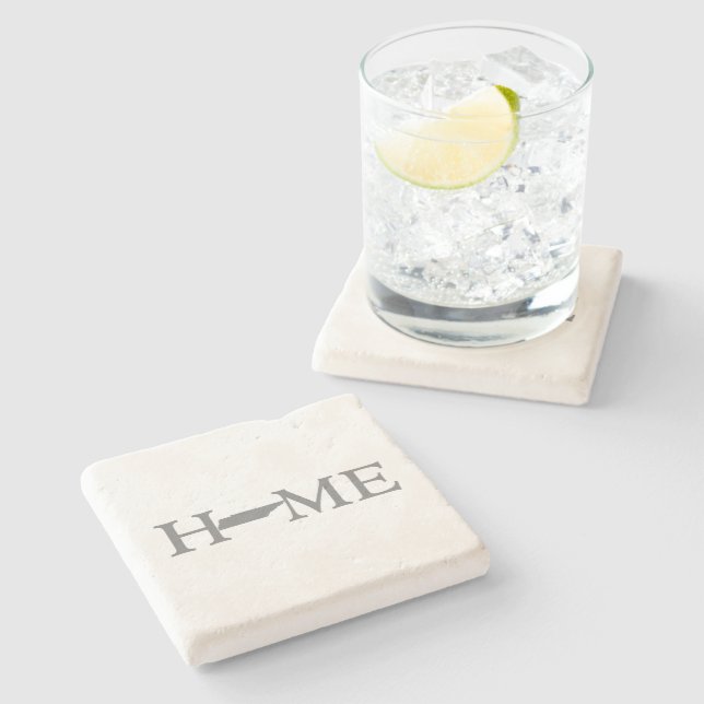 Dessous-de-verre En Pierre LETTRE EN FORME D'ÉTAT DU Tennessee Tennessean (Côté)