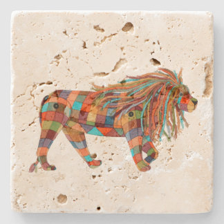Dessous-de-verre En Pierre Lion de Patchwork
