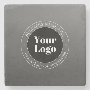 Dessous-de-verre En Pierre Logo d'entreprise ou design & texte modifiable