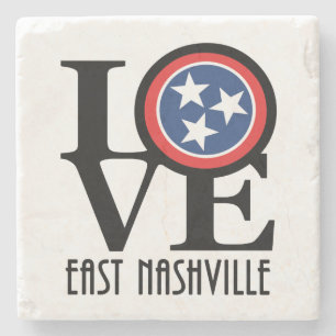 Dessous-de-verre En Pierre LOVE East Nashville