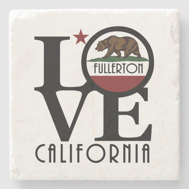 Dessous-de-verre En Pierre LOVE Fullerton Californie (Devant)