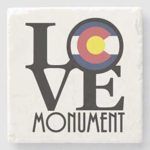 Dessous-de-verre En Pierre LOVE Monument Colorado