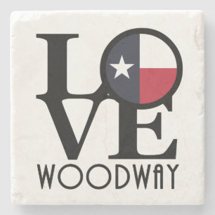Dessous-de-verre En Pierre LOVE Woodway TX
