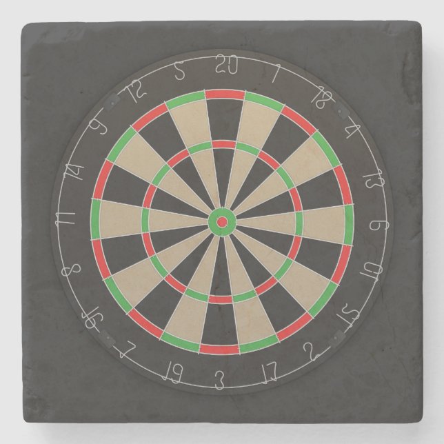 Dessous-de-verre En Pierre Lover Dartboard (Devant)