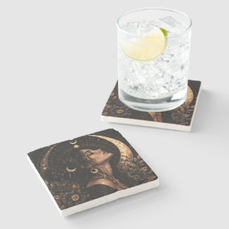 Dessous-de-verre En Pierre Lune de Zatarah A