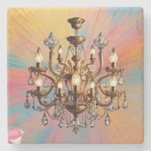 Dessous-de-verre En Pierre "Luxe brillant"